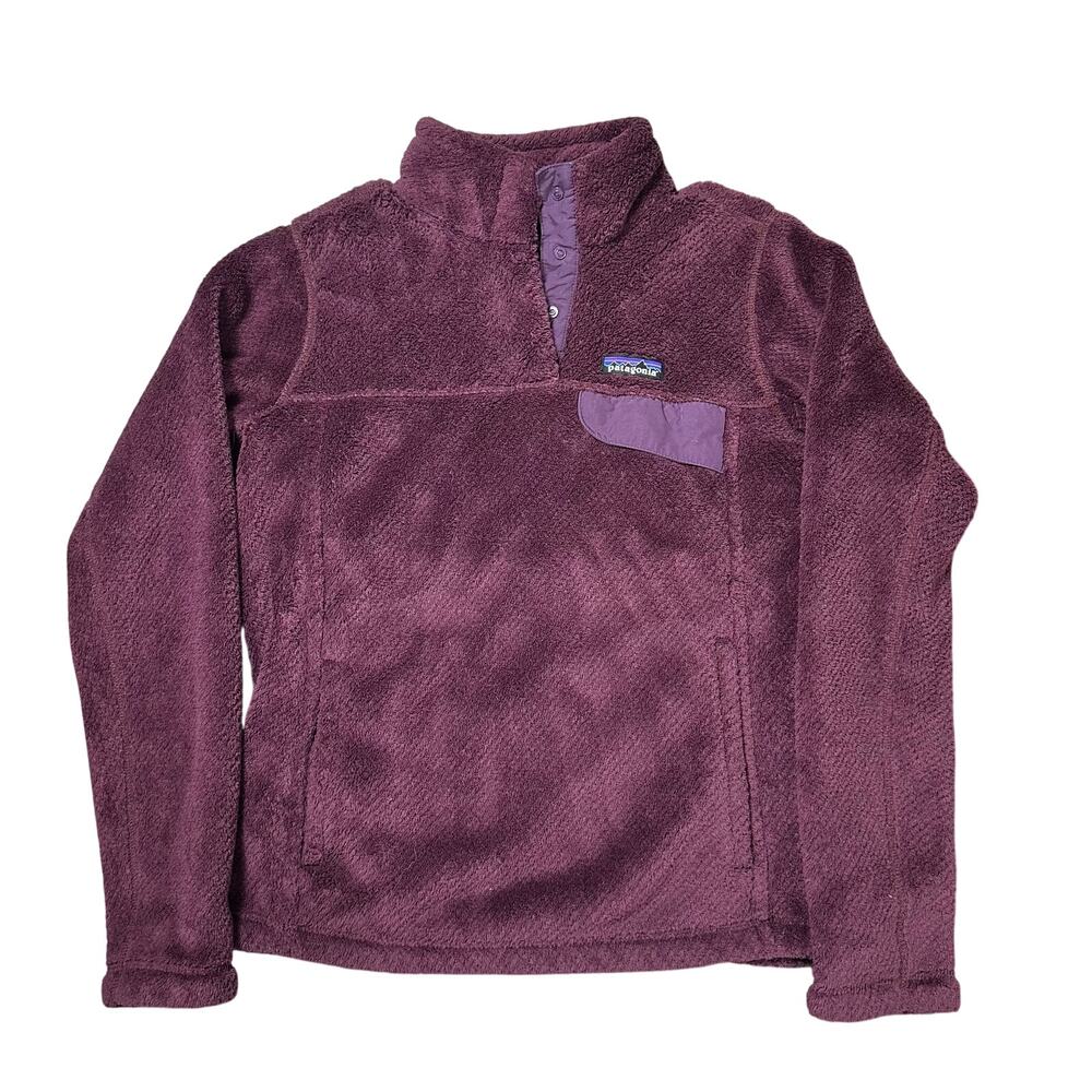 Patagonia Re-Tool Half Snap Pullover Dark Purple/Burgundy
